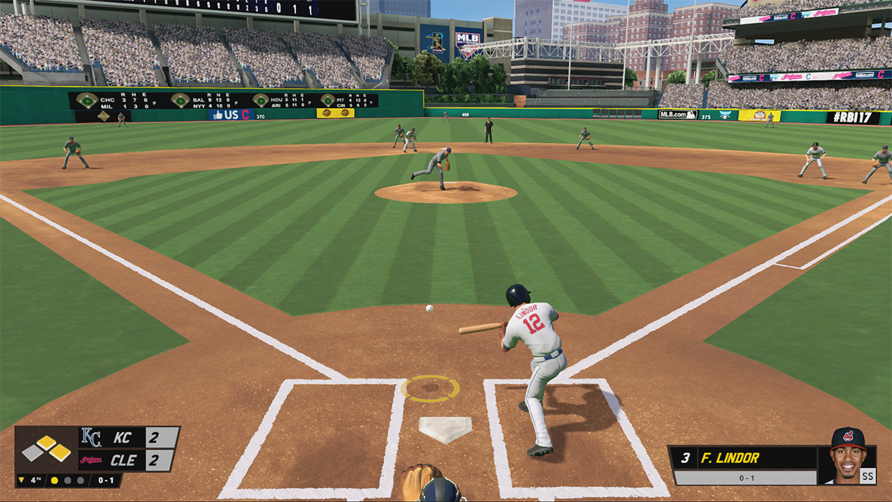 R.B.I. Baseball 17 gameplay visual
