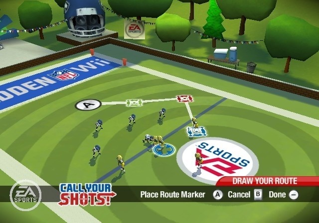 Madden NFL 09 gameplay visual