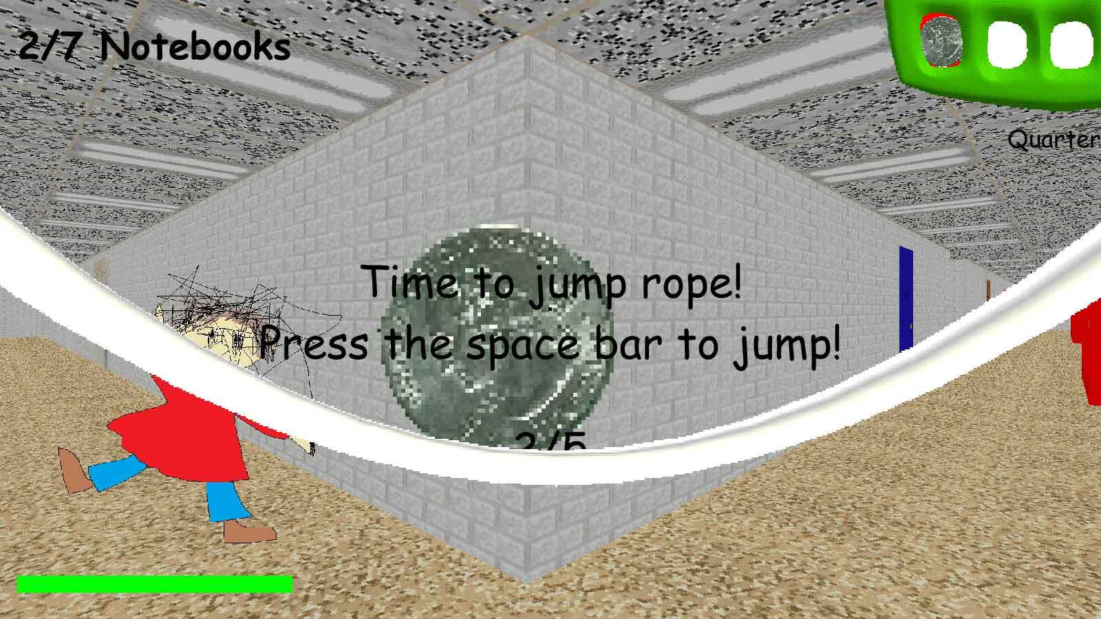 Baldi's Basics Classic (WebGL Port) gameplay visual