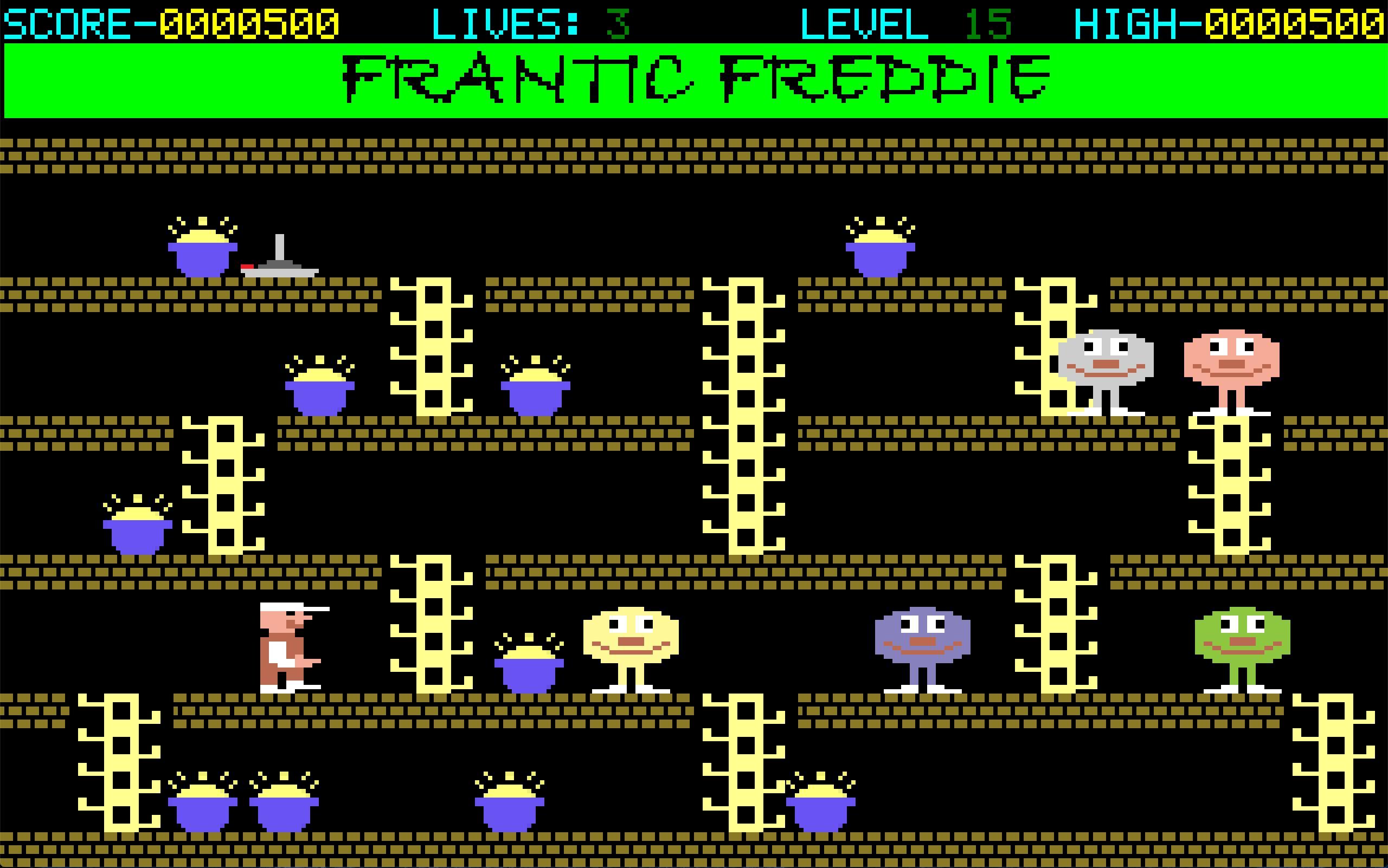 Itch games. Games frantic_Freddy.