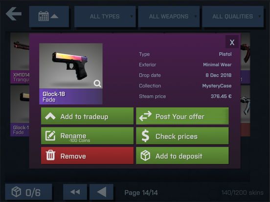 Case Opener - skins simulator gameplay visual