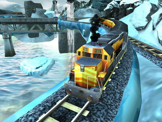 Train Simulator 3D. Uphill Driver Journey In Fun Racing Locomotive