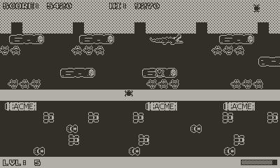 OneBit Frogger (Playdate)