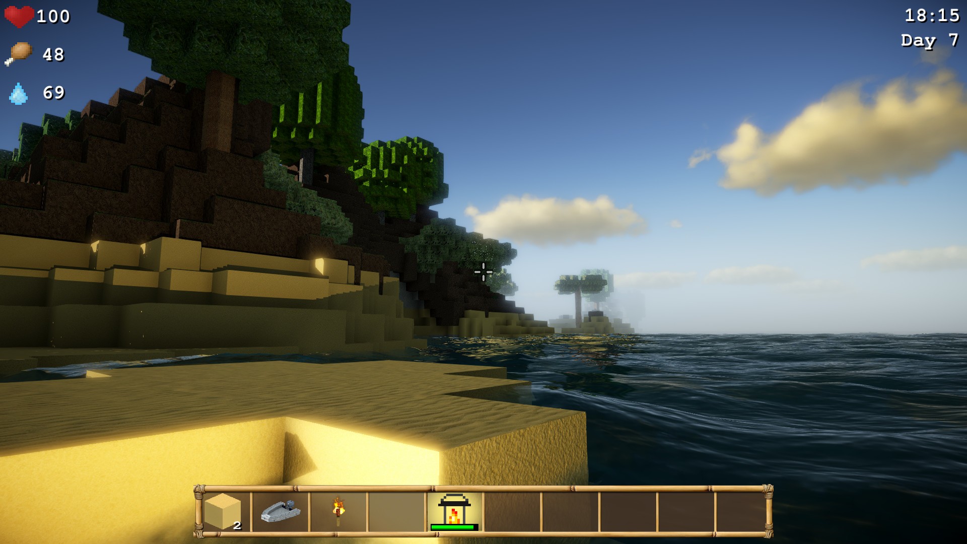 Cube Life: Island Survival gameplay visual