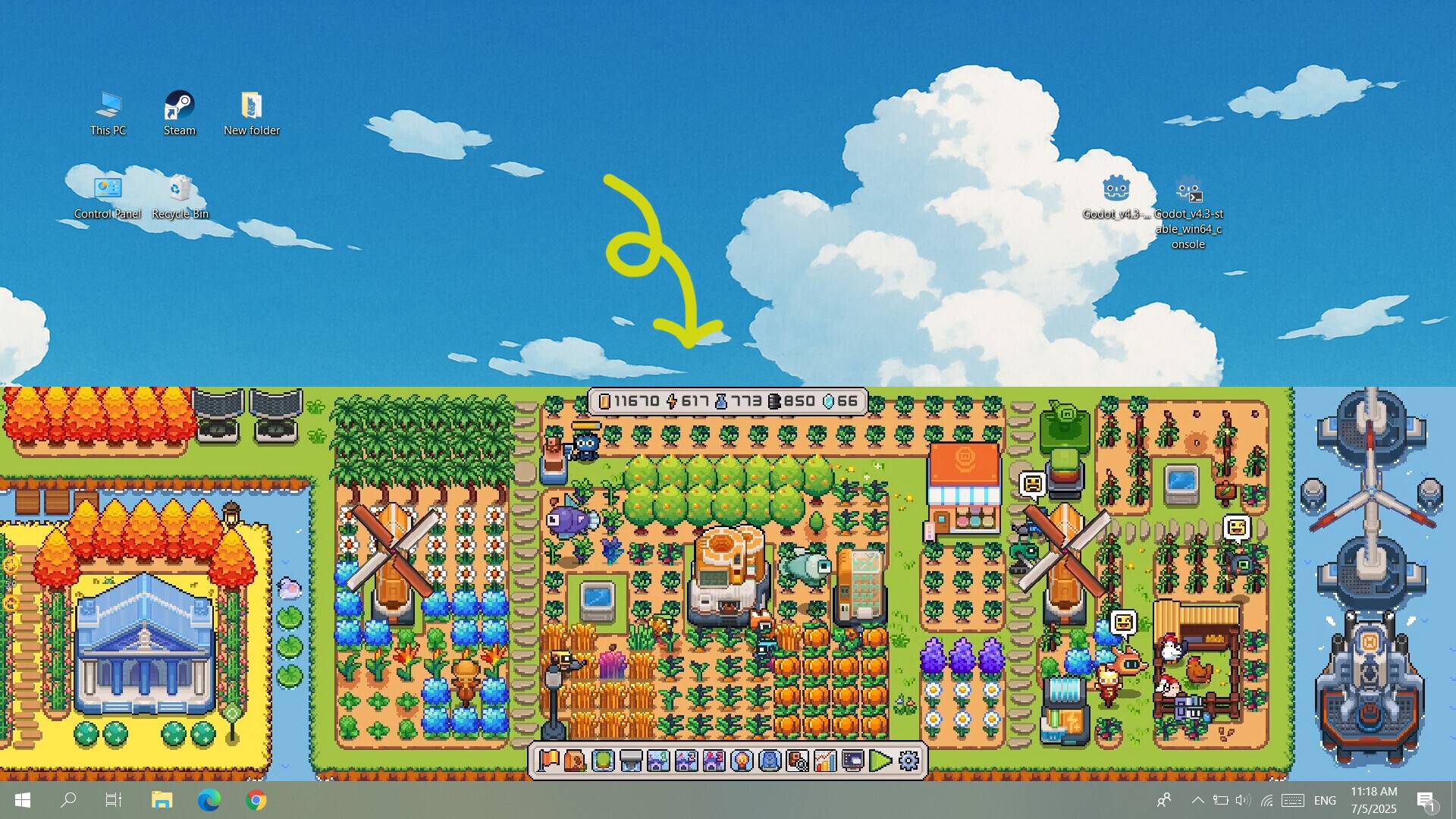 海島機器人農場 gameplay visual