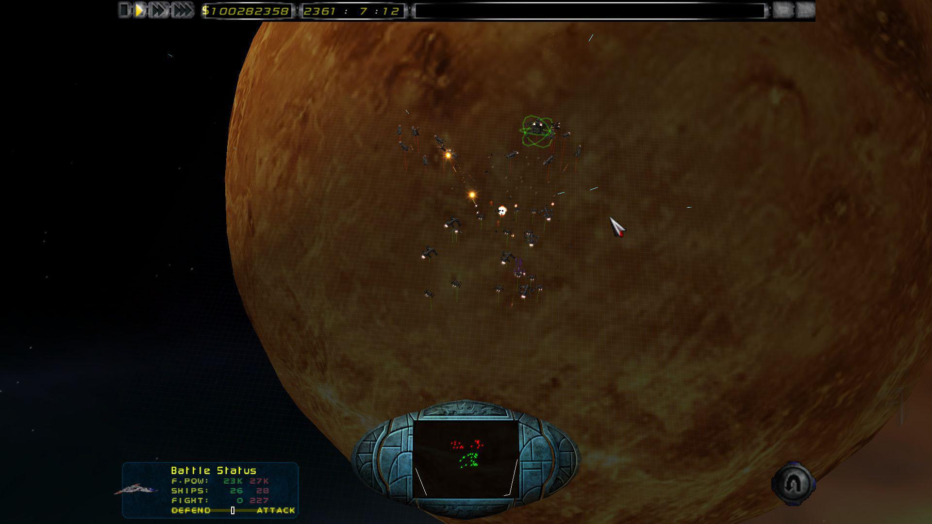 Imperium Galactica II: Alliances gameplay visual
