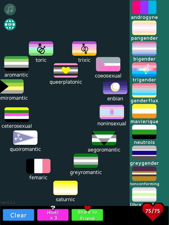 LGBT Flags Merge! gameplay visual