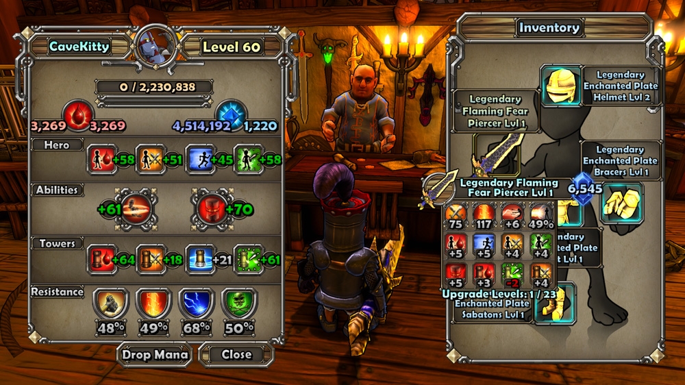 Dungeon Defenders gameplay visual