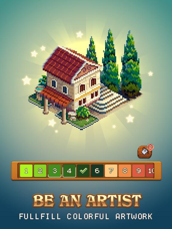 Pixel Isle: Coloring Sandbox screenshot