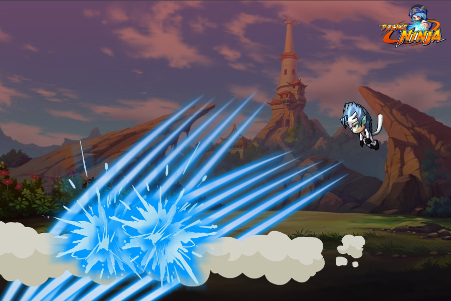 Pockie Ninja gameplay visual