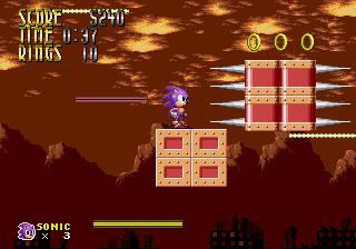 Sonic Scorched Quest gameplay visual