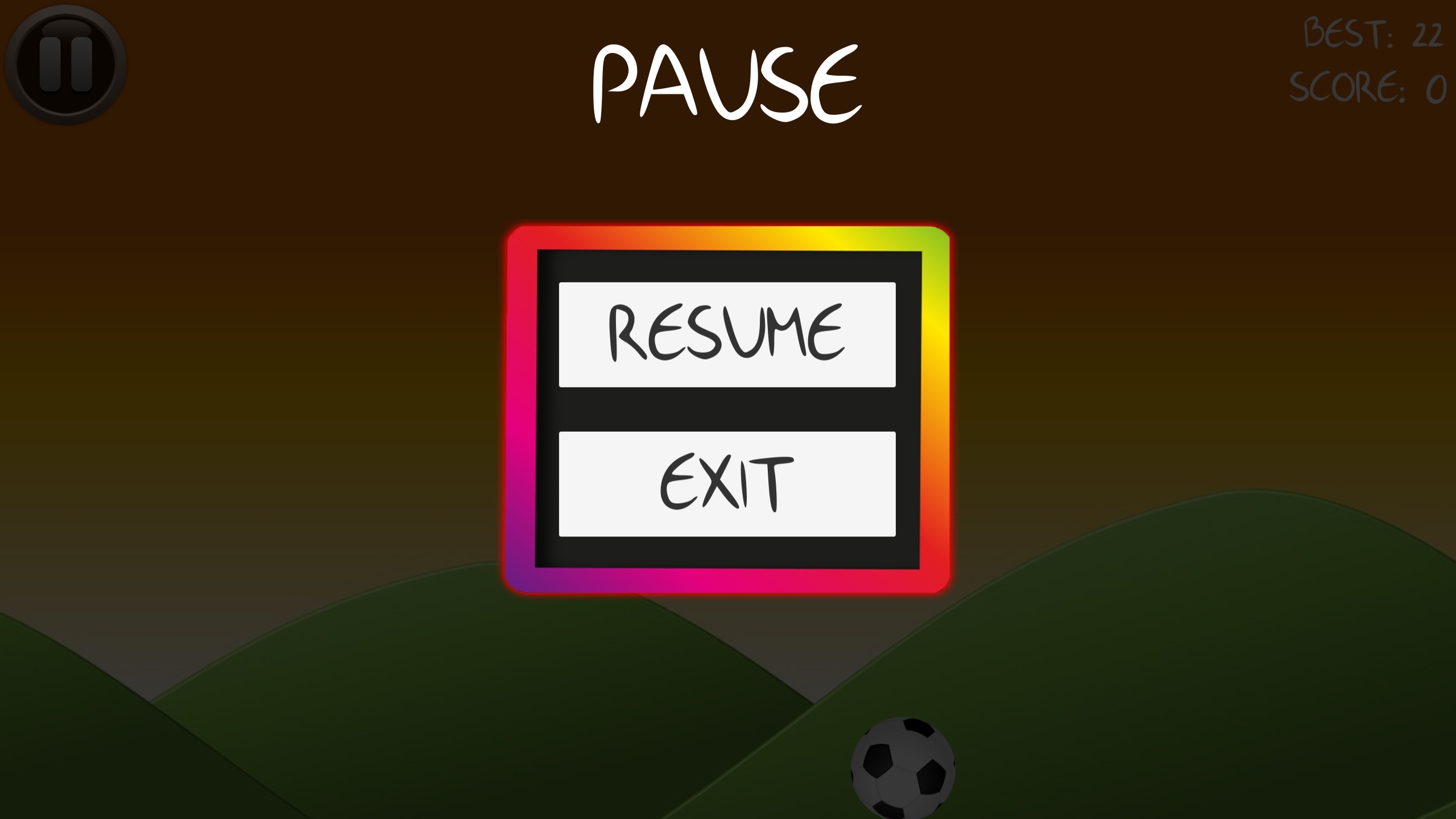 Soccer Ball Finger Juggling - flick the ball and score