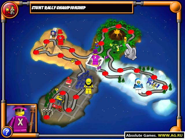 LEGO Stunt Rally gameplay visual