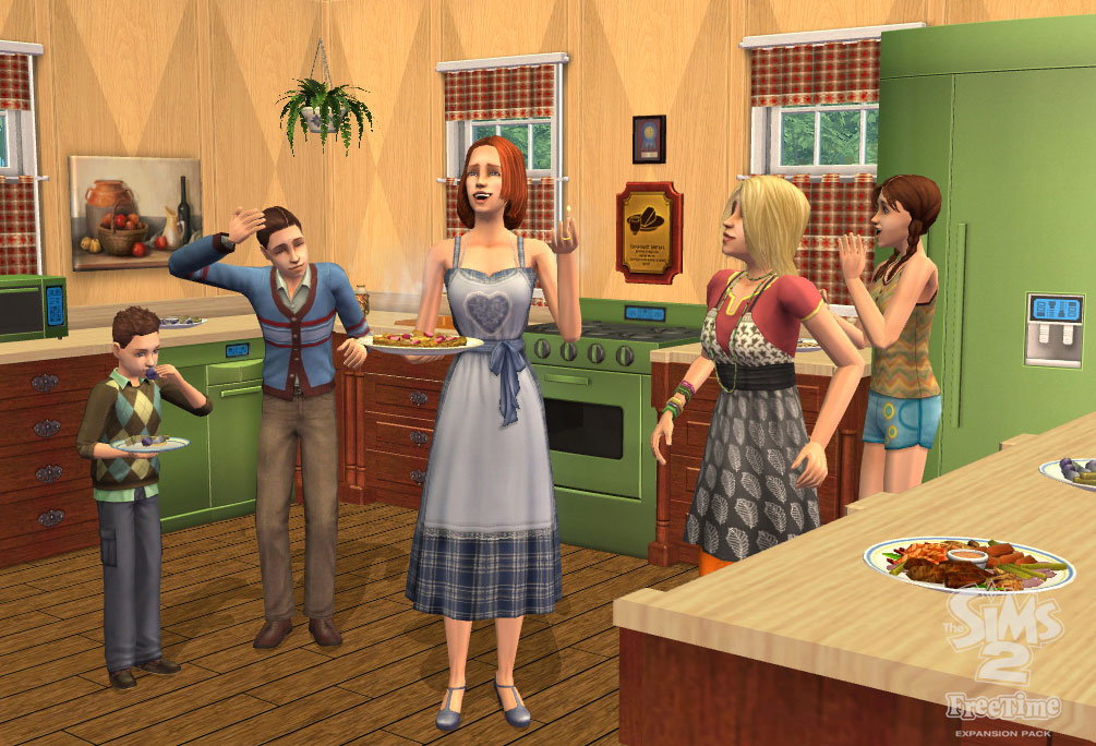 The Sims 2: FreeTime gameplay visual