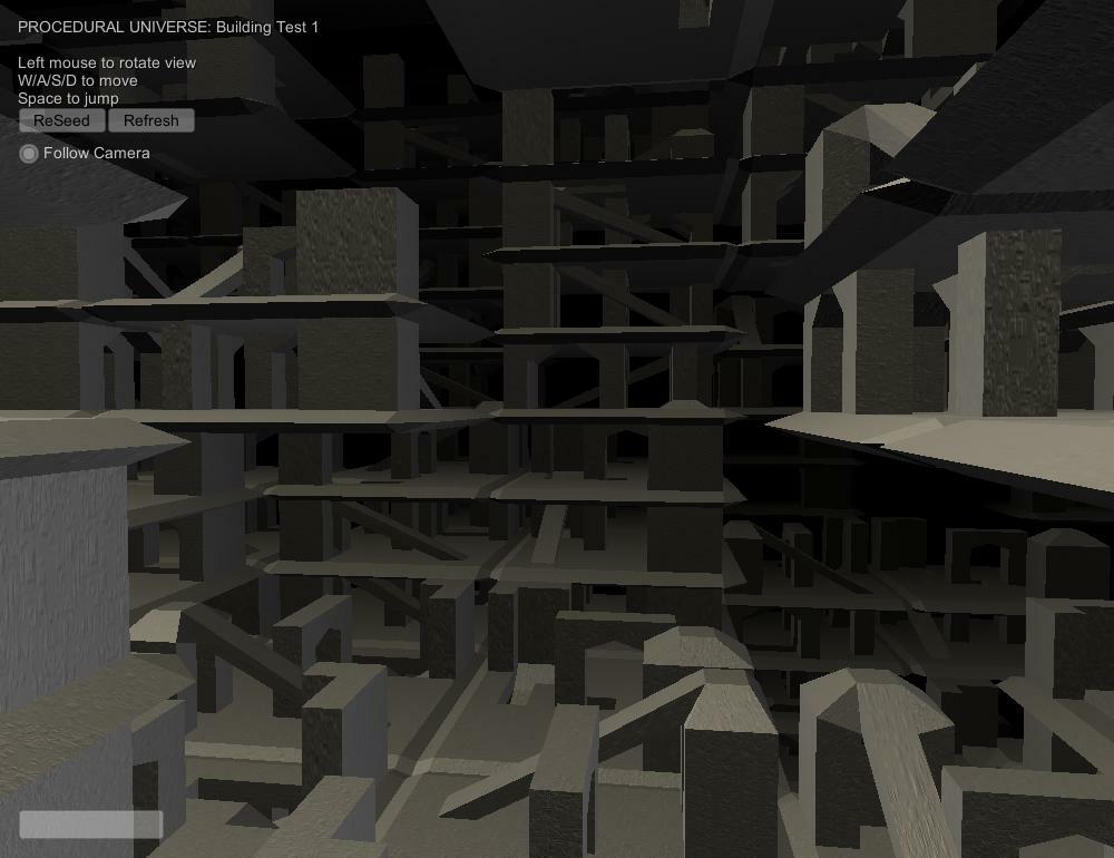 Old Chunk System Demo: Procedural Building