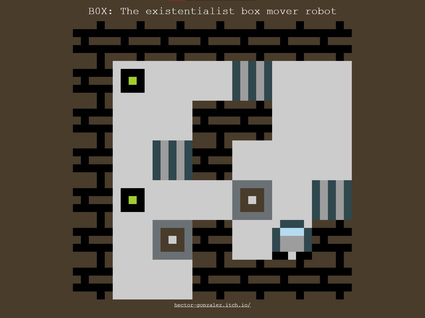 B0X: The existentialist box mover robot