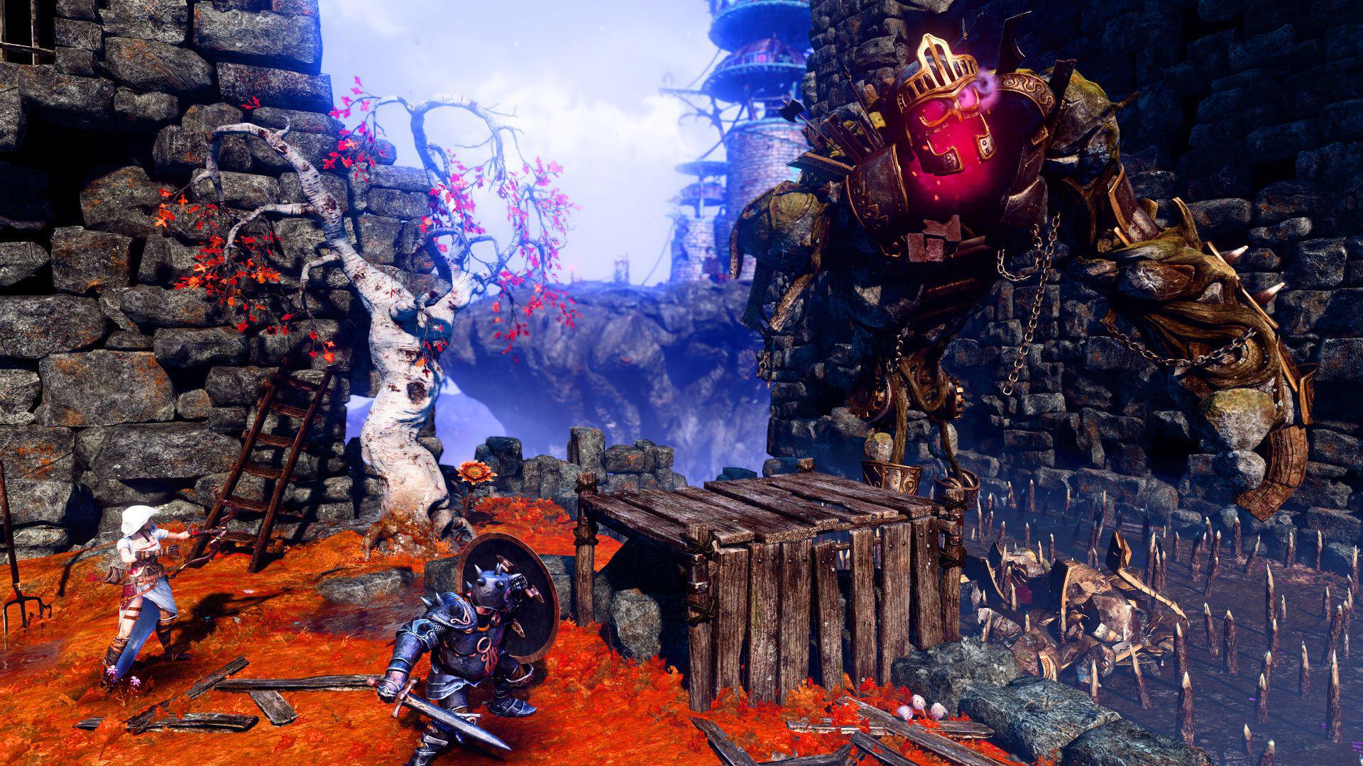 Trine 3: The Artifacts of Power gameplay visual