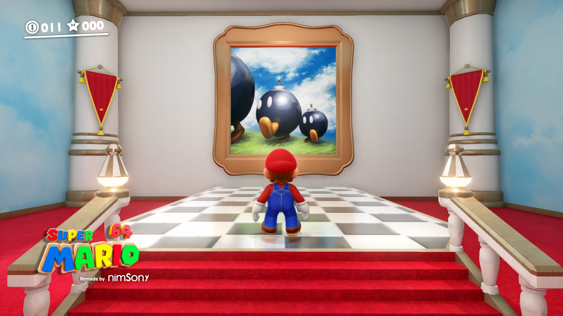 Super Mario 64 - Reimagined by NimsoNy gameplay visual