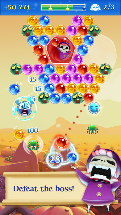 Bubble Witch 2 Saga gameplay visual