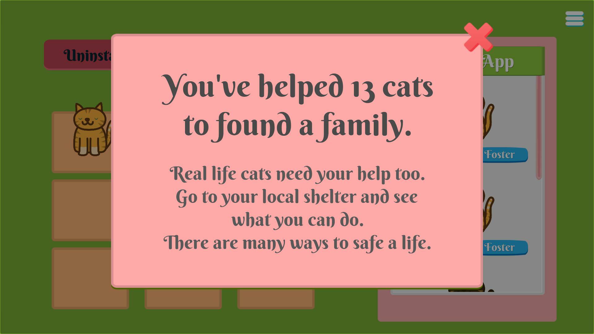 Cat Shelter - Foster Home Sim