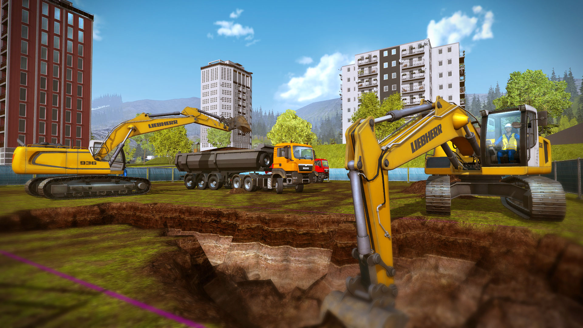 Construction Simulator 2015 gameplay visual