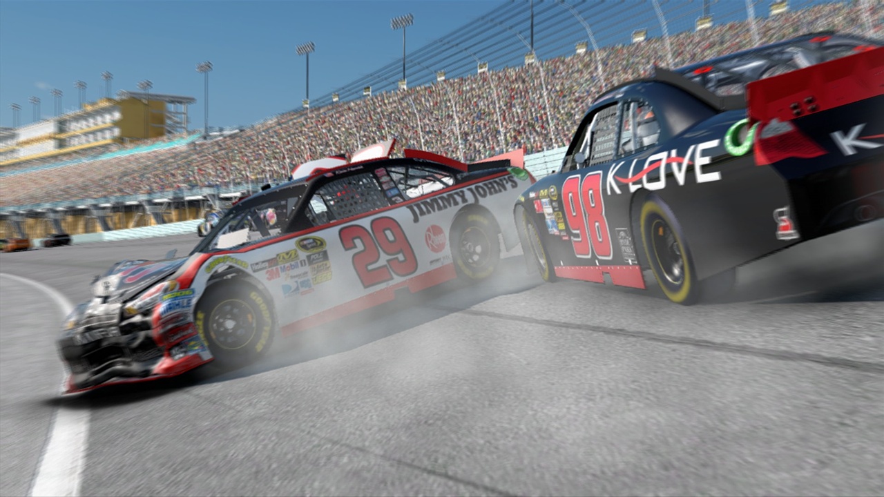 NASCAR The Game: Inside Line gameplay visual