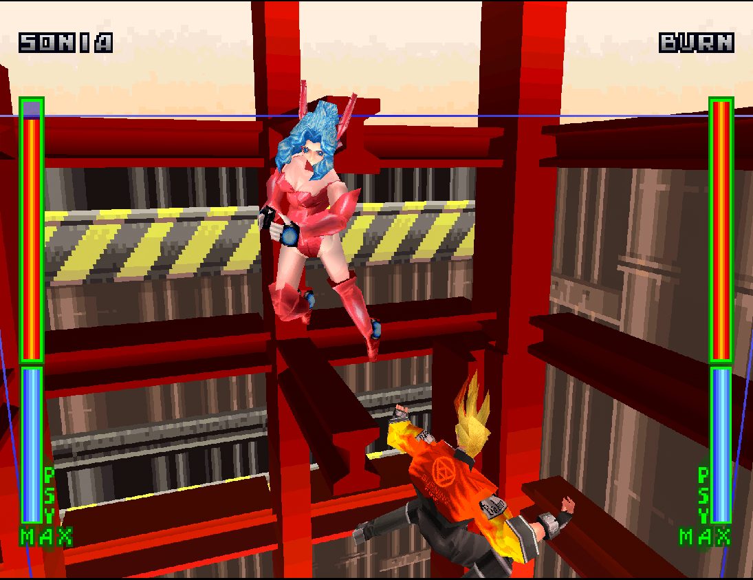 Psychic Force gameplay visual