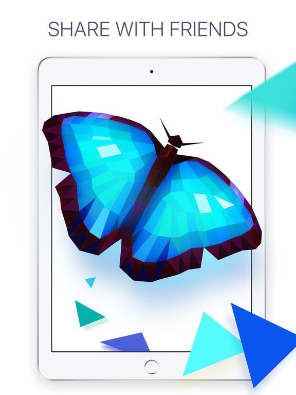 Poly: Coloring Puzzle Art Book