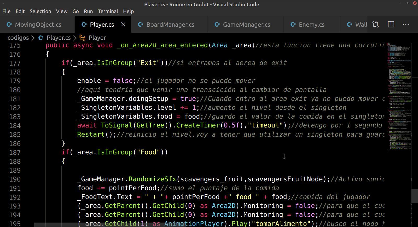 Scavengers 2D Roguelike en Godot Engine C#