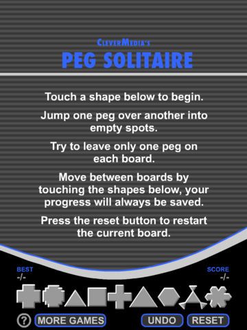 Peg Solitaire by CleverMedia