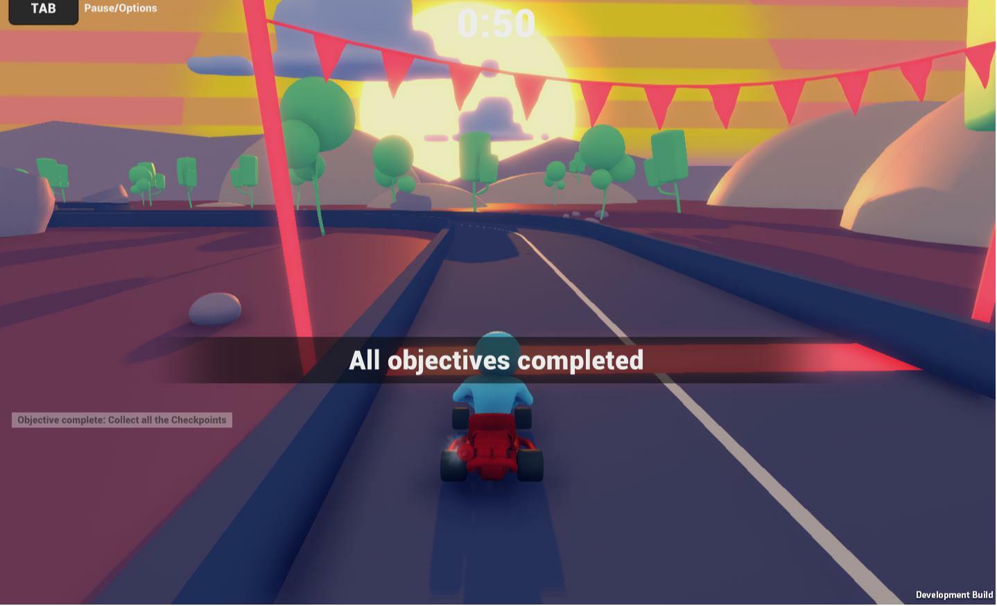 3D Racing Cart Game