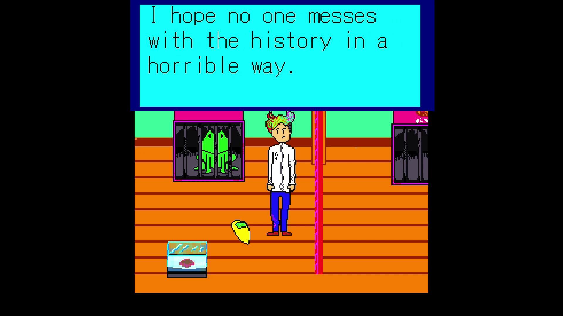 Frog has the TIME MACHINE