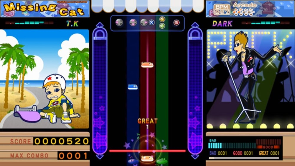 Beat'n Groovy gameplay visual