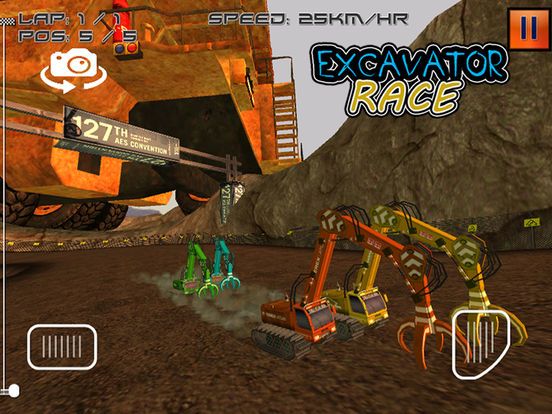 Excavator Race - 3D Heavy Duty Crane Racing Game
