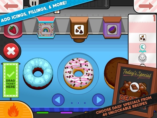 PAPA'S DONUTERIA jogo online no