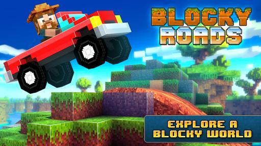 Blocky Roads gameplay visual