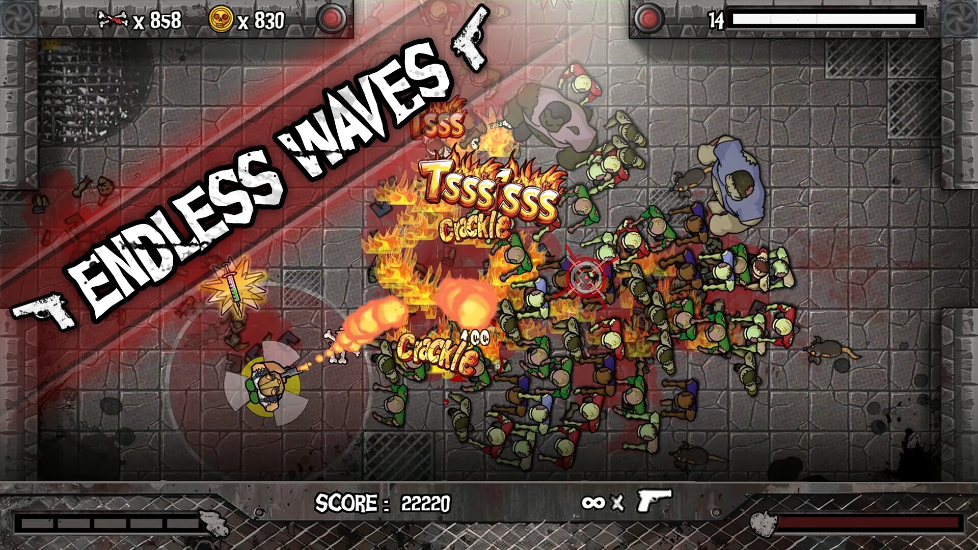 Zombies Overloaded gameplay visual