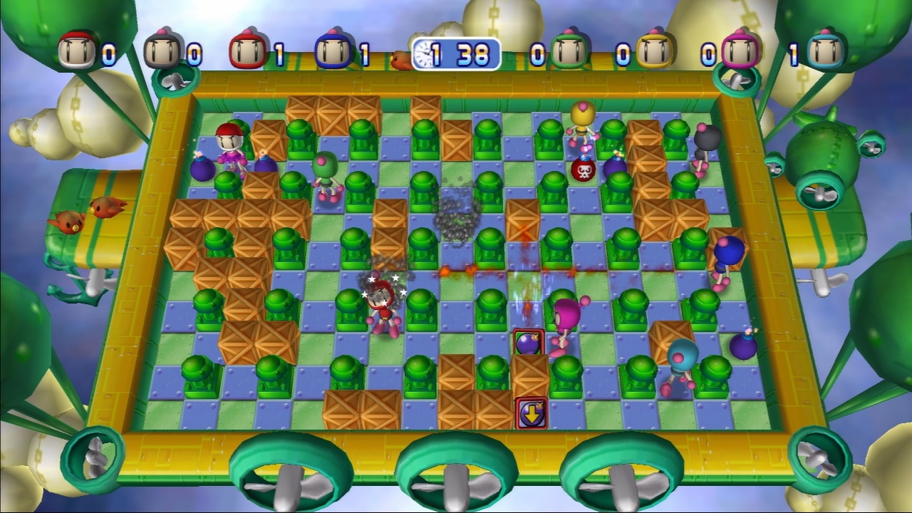Bomberman ULTRA gameplay visual