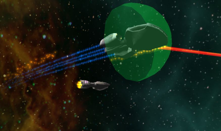 Artemis Spaceship Bridge Simulator gameplay visual