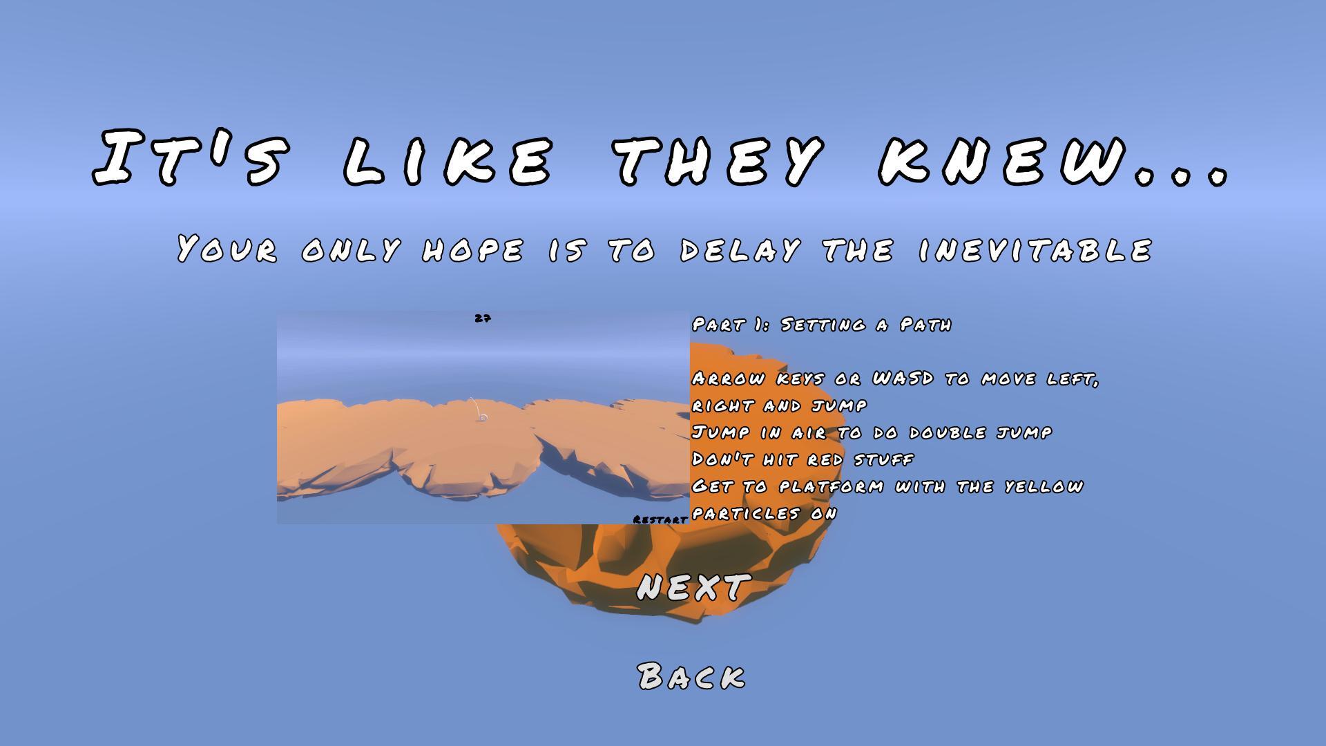 It's Like They Knew...