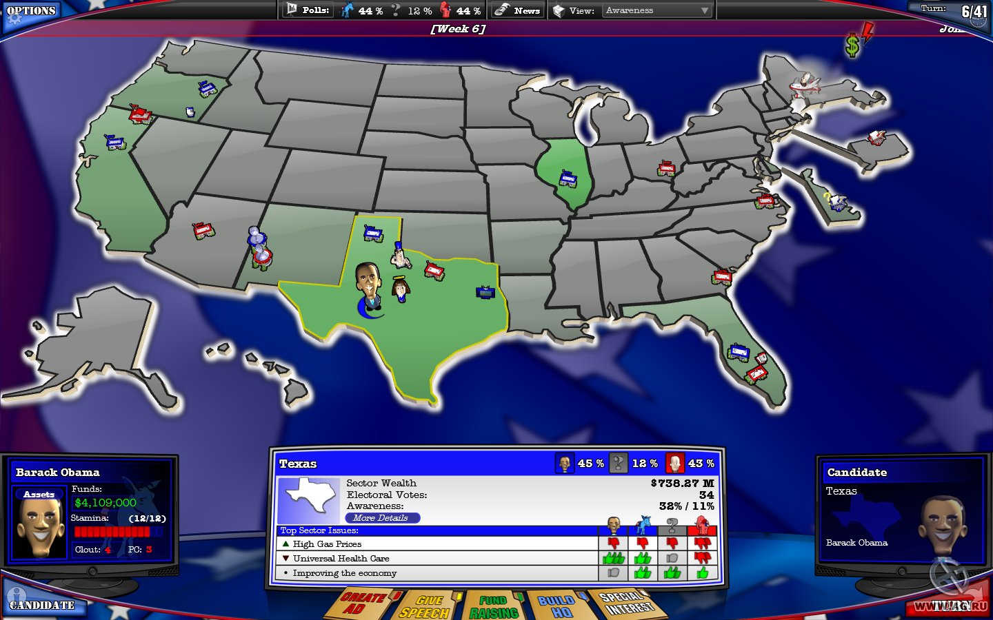 The Political Machine 2008