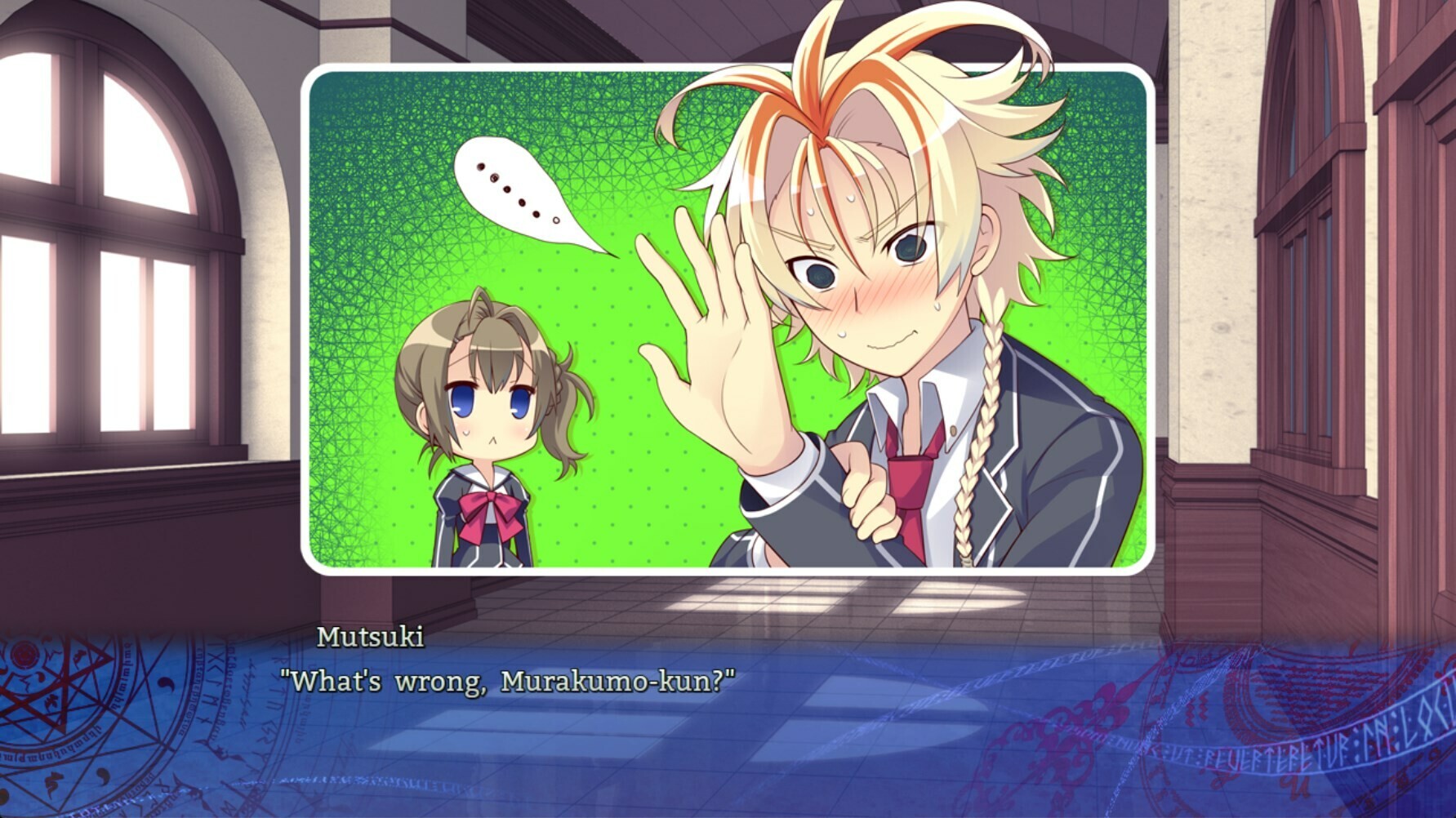 A Clockwork Ley-Line: Flowers Falling in the Morning Mist gameplay visual