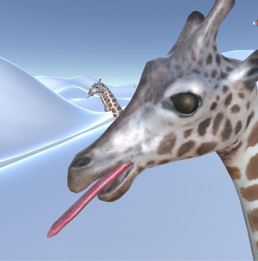 Zombie Giraffe Snowballocalypse