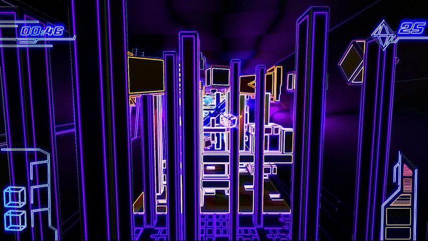 Zoom Cube! A Techno Cube Game