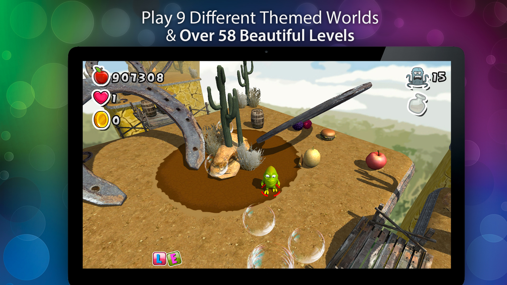 Bubble Jungle Super Chameleon Platformer World