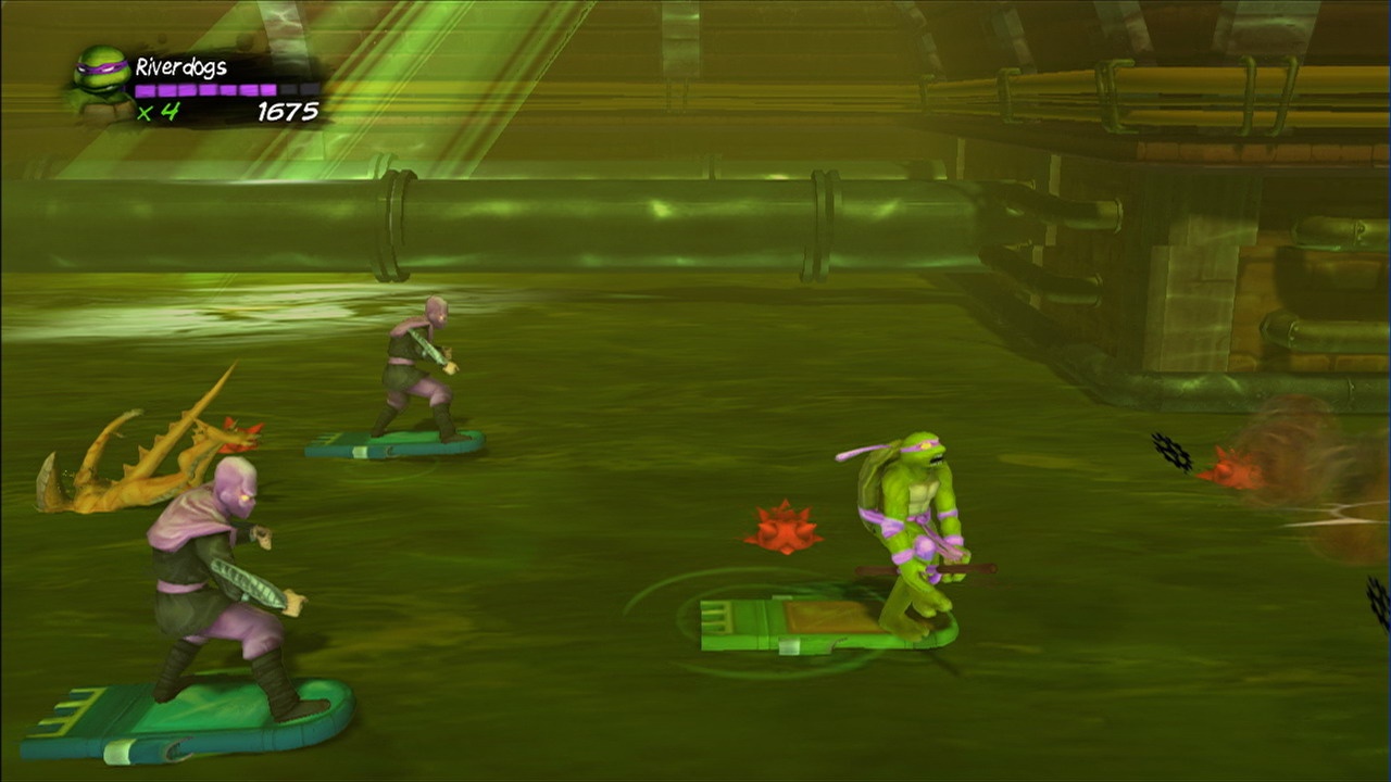 Teenage Mutant Ninja Turtles: Turtles in Time Re-Shelled gameplay visual