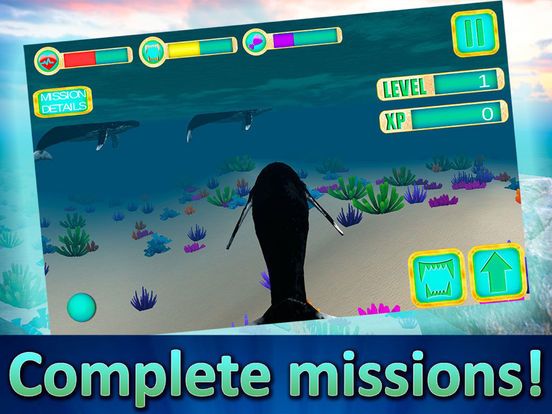 Ocean Whale Simulator 3D Free