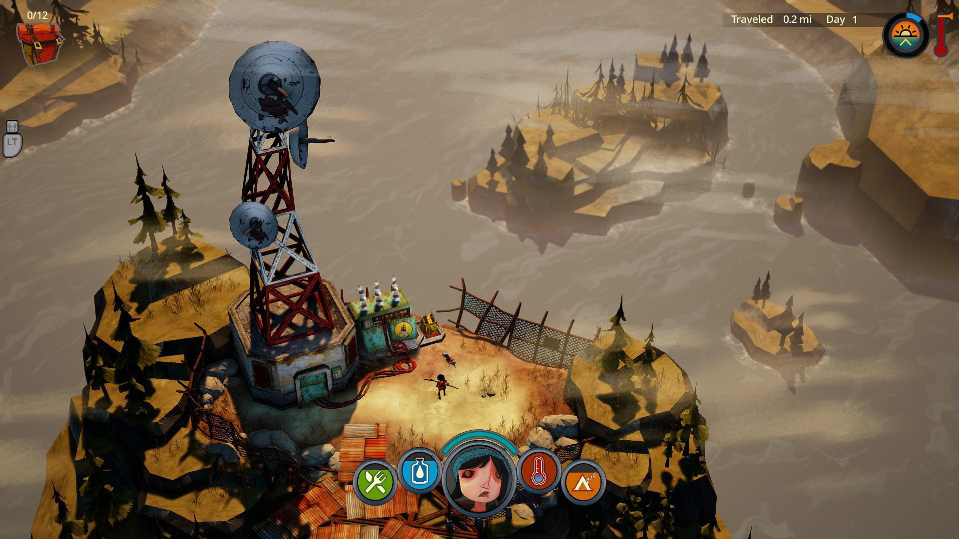 The Flame in the Flood gameplay visual