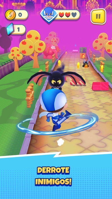 Os Aventureiros RUN gameplay visual