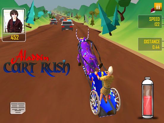 Aladdin Cart Rush 3D - Fun Racing Game for Kids